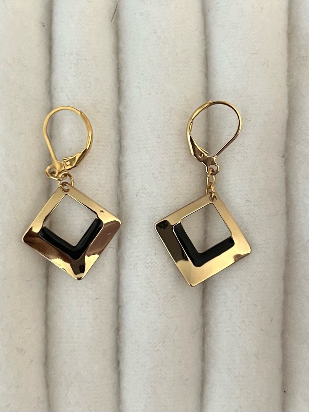 18 k Gold plated Geometric Dangle Earrings - Women Jewelry